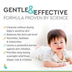 NOLEO 3-IN-1 - Diaper Rash Cream - EWG Verified - 24oz