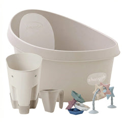 Shnuggle Splash & Play Bundle: Toddler Bath & Accessories Bundle - 5-Piece Set for Fun & Safe Bath Times