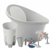 Shnuggle Newborn Bundle: Baby Bath & Accessories Bundle - 5-Piece Set | Cozy Support, Easy Cleanup & Sensory Fun