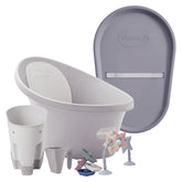 Shnuggle Bath & Change Bundle: Baby Bath & Changing Bundle + Accessories - 6-Piece Set for Cozy Bath & Diaper Time