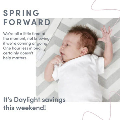 Baby Sleep Tips for the Clocks Springing Forward – M4A