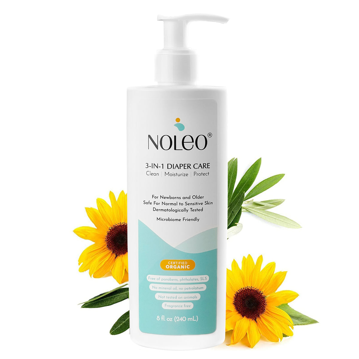 NOLEO 3-IN-1 - Diaper Rash Cream - EWG Verified