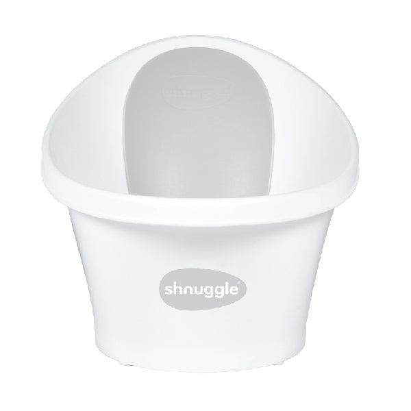 Shnuggle White Baby Bath with Plug - ShnuggleUK