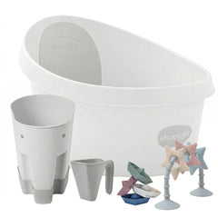 Shnuggle Splash & Play Bundle: Toddler Bath & Accessories Bundle - 5-Piece Set for Fun & Safe Bath Times