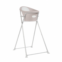 Shnuggle Baby Bath + Foldable Stand | Newborn baby bath Support with Bum Bump | Compact Bathtub for babies