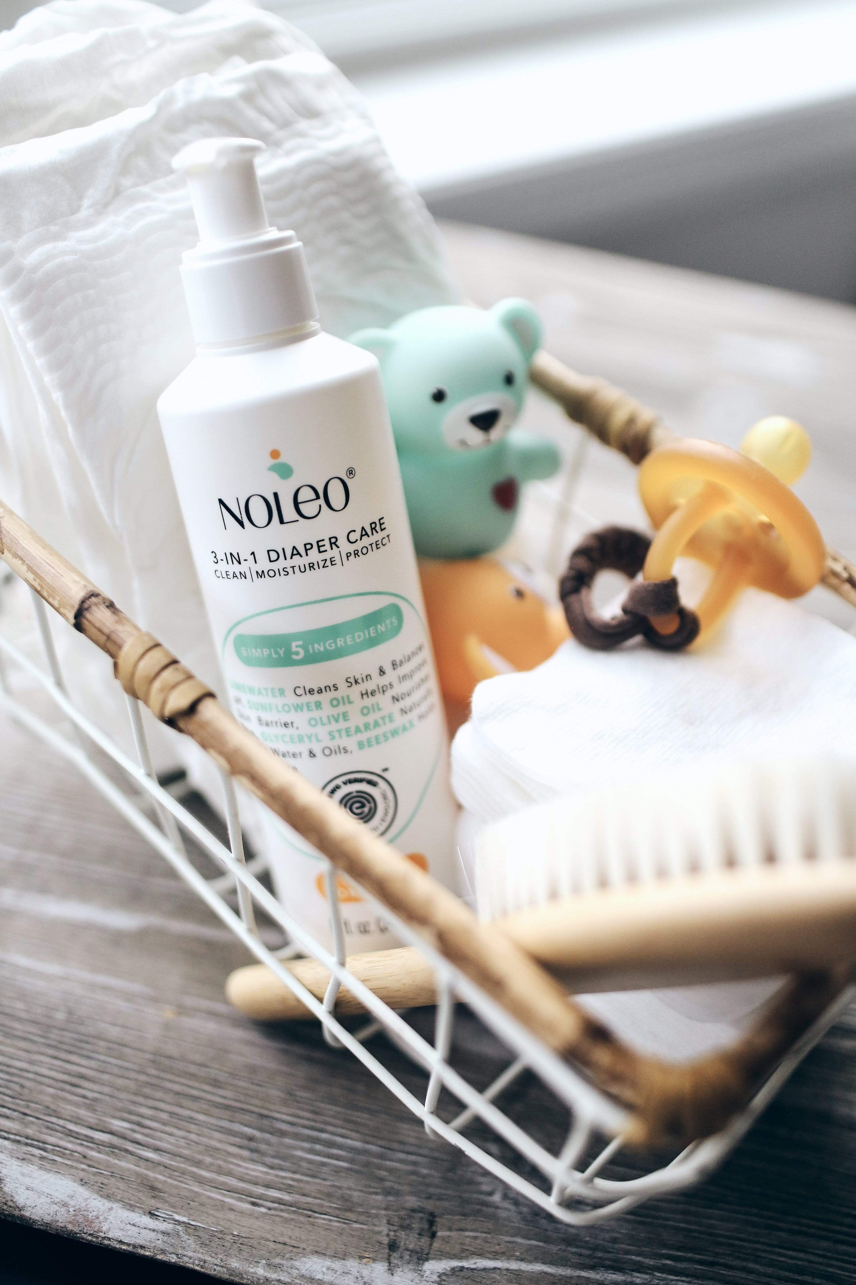 VALUE PACK - NOLEO 8 Oz Diaper Cleanser & Moisturizer - Pack of 3 NOLEO 3-IN-1 (Pack of 3)