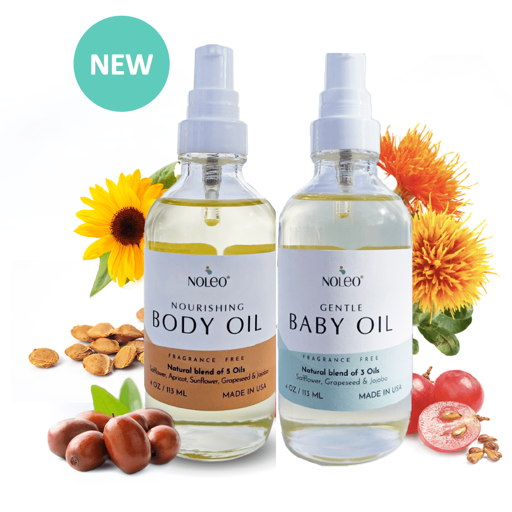 NOLEO BODY + BABY OILS (4oz + 4oz)