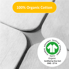 NOLEO Organic Cotton Pads (Pack of 6)