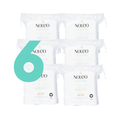 NOLEO Organic Cotton Pads (Pack of 6)