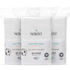 NOLEO Organic Cotton Pads - XL (Pack of 3)