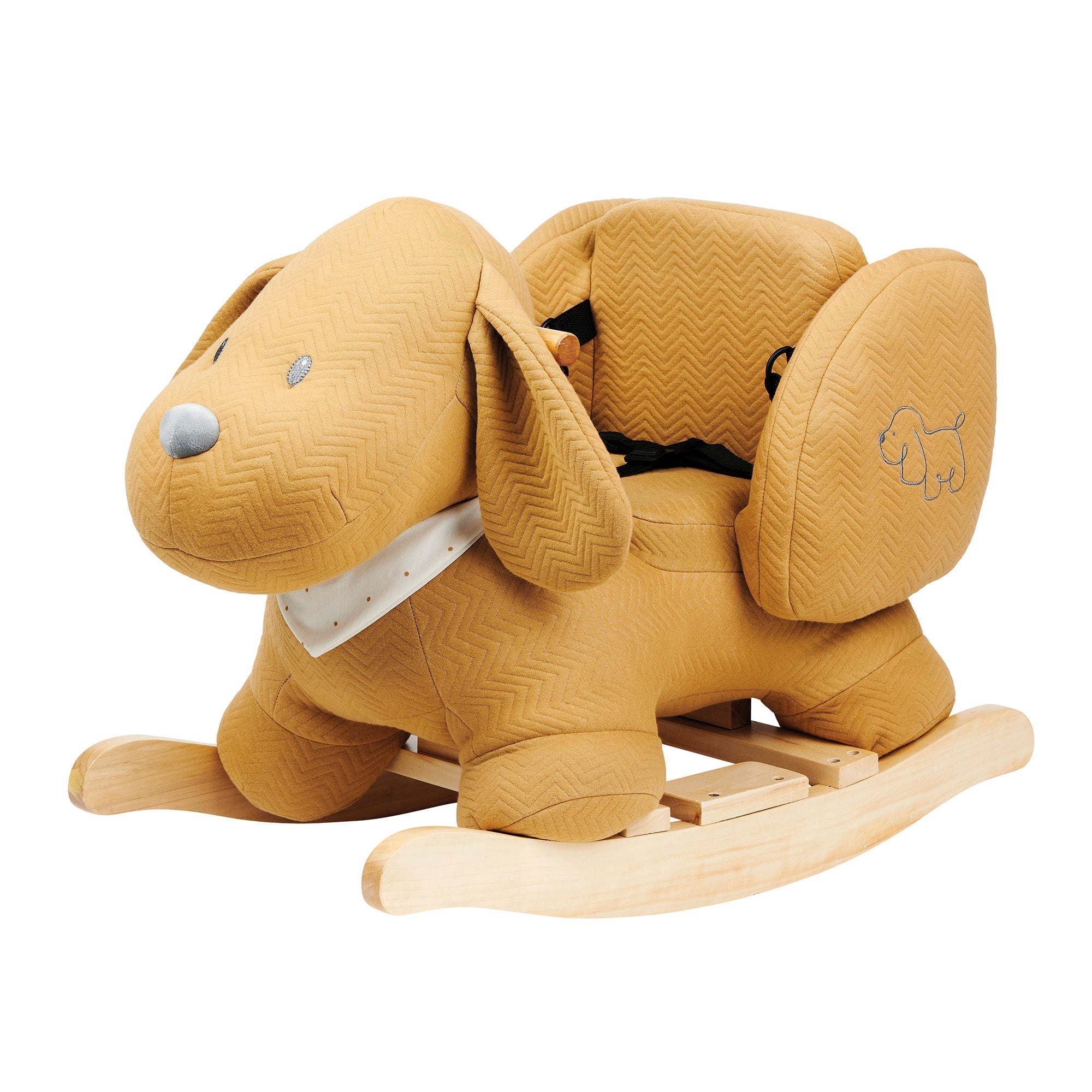 Rocking Toy Dog Charlie Caramel